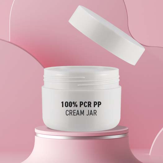 All Parts 100% PCR PP Cream jar