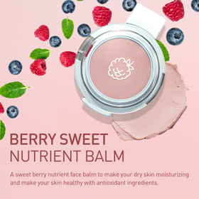 A sweet berry nutrient face balm to make your dry skin moisturizing  and make your skin healthy with antioxidant ingredients.