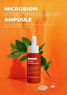 A moisture ampoule concentrated with lactobacillus ferment derived from the ripe persimmon of Korea, which has matured itself in nature.