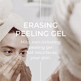 * Mild, wash-off peeling gel that contains bamboo powder and LHA for physical & chemical peeling.