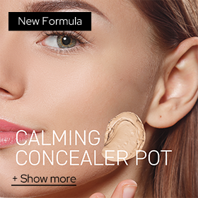 Buildable concealer with skin soothing ingredients that calms and smoothly veils the skin.